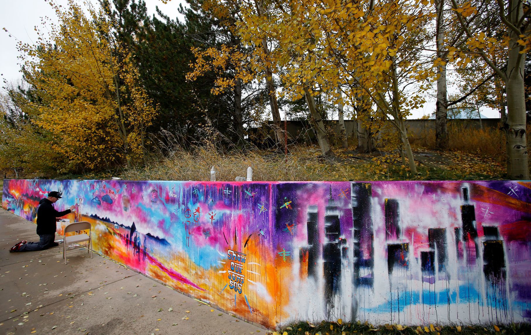 Dream Chasers of Montana mural